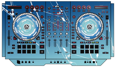 Numark NS 7 II Skin Constructor Blue